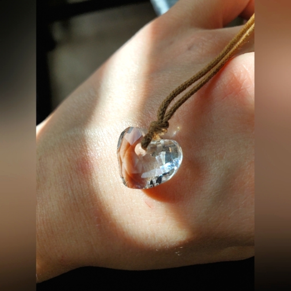 Swarovski crystal heart necklace